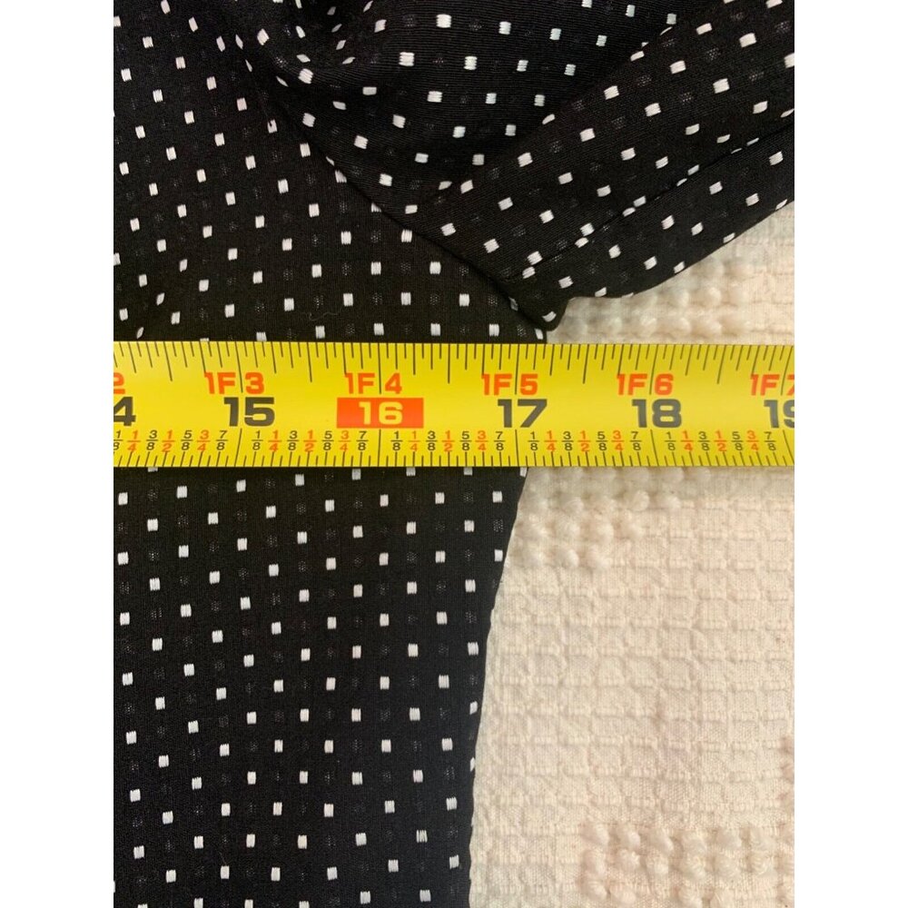 Cabi Women Blazer Suit Jacket Sz 4 Black Polka Dot Modern City Career BizCasual - Picture 10 of 12